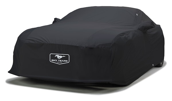 Covercraft Custom Car Covers C10137FD60PB Custom WeatherShield HP Car Cover with Mustang 60th Anniversary logo
