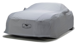 Covercraft Custom Car Covers C10136FD60PG Custom WeatherShield HP Car Cover with Mustang 60th Anniversary logo