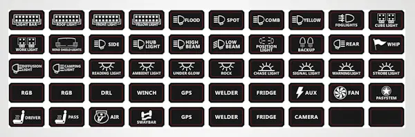 CSI Accessories 9GANG Switch Panel