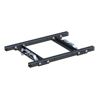 CURT 16027 Puck System 5th Wheel Adapter with Rails, Select Chevy, Ford, GMC, 25K
