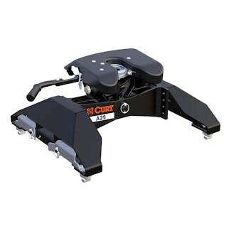 CURT 16066 A25 5th Wheel Hitch, Select Silverado, Sierra 2500, 3500 HD, 8' Bed Puck System