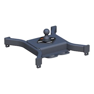 CURT 16090 Spyder 5th Wheel Rail Gooseneck Hitch with 2-5/16 Ball, 30K