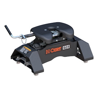 CURT 16095 Q24 5th Wheel Hitch, Select Silverado, Sierra 2500, 3500 HD, 8' Bed Puck System
