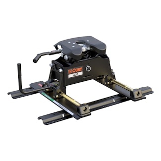 CURT 16641 A20 Sliding 5th Wheel Hitch with Rails, 20,000 lbs.