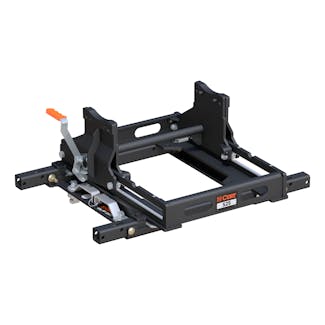 CURT 16679 S25 5th Wheel Slider w/ Puck System Adapter with Rails, Select Chevy, Ford, GMC