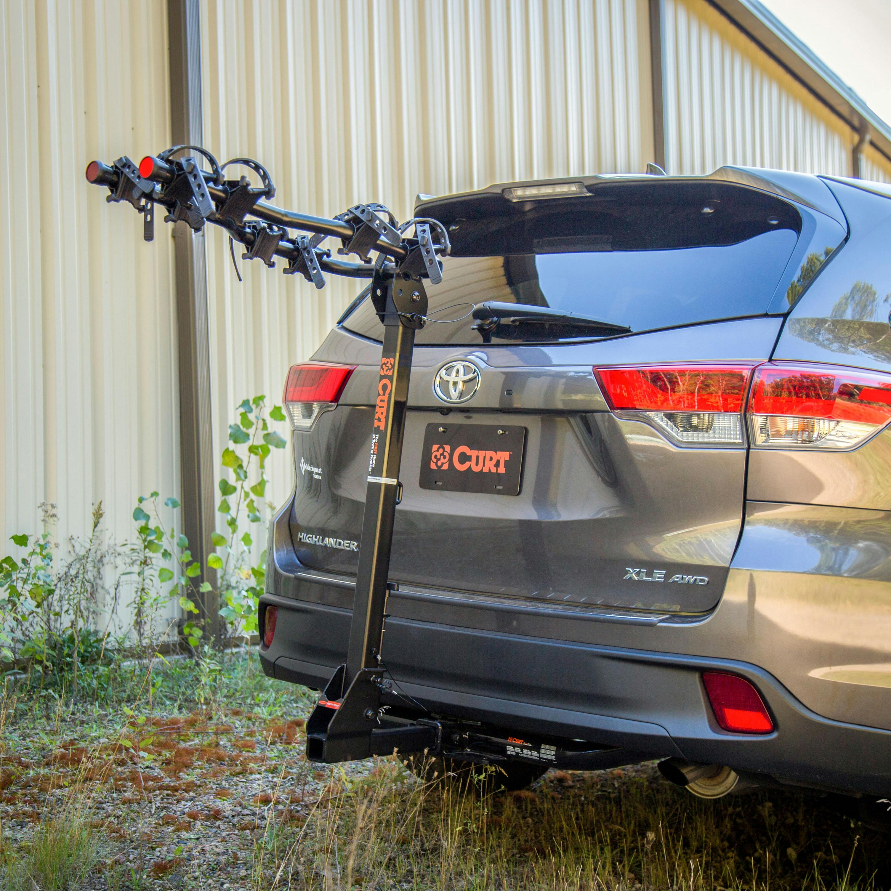 Curt premium hitch shop mounted bike rack