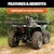 CURT 18101 41 x 26 Black Steel Universal ATV Cargo Carrier