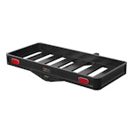 CURT 18113 49" x 22" Black Aluminum Basket Cargo Carrier (Fixed 2" Shank, 500 lbs.) CURT 18113 49" x 22" Black Aluminum Basket Cargo Carrier (Fixed 2" Shank, 500 lbs.)