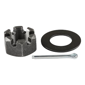 CURT 2023134021 Spindle Nut Kit, 10,000-lb. Axles, 1-1/2"-12 Thread Size, Round Washer CURT 2023134021 Spindle Nut Kit, 10,000-lb. Axles, 1-1/2"-12 Thread Size, Round Washer