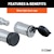 CURT 23556 Channel Mount Lock Set (5/8 Diameter)