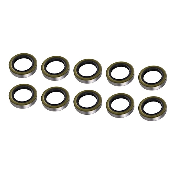 CURT 333954 Double Lip Grease Seal - 1.25" ID, 10-Pack