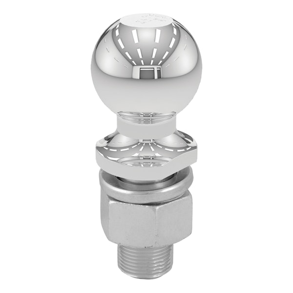 CURT 40078 2-5/16 Trailer Ball (1-1/4 x 2-5/8 Shank, 15,000 lbs., Chrome, Packaged)