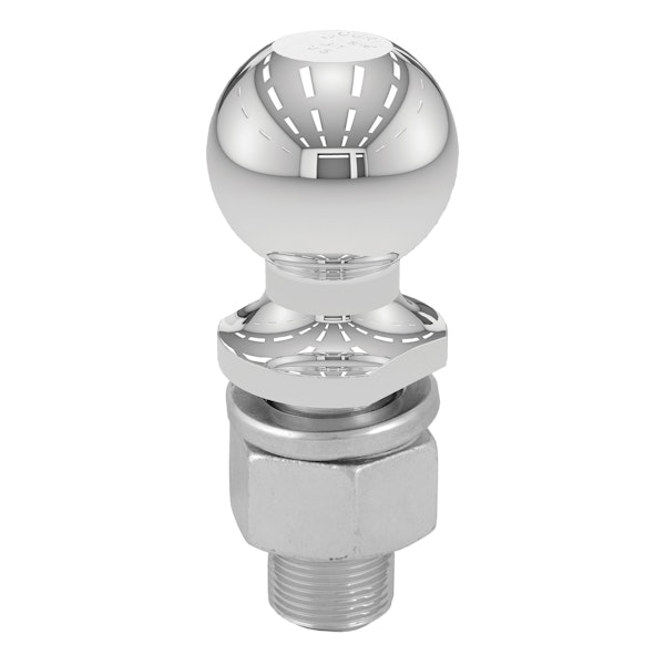 CURT 40168 2-5/16 Trailer Ball (1-1/4 x 2-5/8 Shank, 10,000 lbs., Chrome, Packaged)