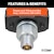 CURT 40247 RockerBall 2 Cushion Hitch Trailer Ball (1 Shank, 7,500 lbs.)