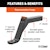 CURT 45112 Class 3 Ball Mount (2 Shank, 5,000 lbs., 10 Drop, 14 Long)