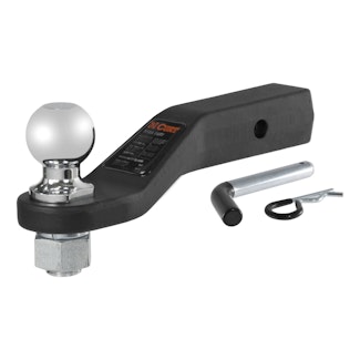 CURT 45331 Loaded Forged Ball Mount with 2-5/16 Ball (2 Shank, 15,000 lbs., 2 Drop)