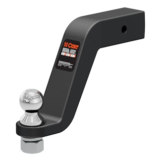 CURT 45374 Loaded Forged Ball Mount with 2-5/16 Ball (2-1/2 Shank, 20,000 lbs, 8 Drop)