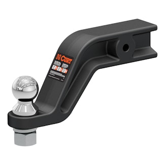 CURT 45376 Loaded Forged Ball Mount with 2-5/16 Ball (3 Shank, 20,000 lbs, 6 Drop)