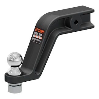 CURT 45377 Loaded Forged Ball Mount with 2-5/16 Ball (3 Shank, 20,000 lbs, 8 Drop)