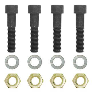 CURT 48332 Pintle Mount Hardware Kit (60,000 lbs., Black Oxide)