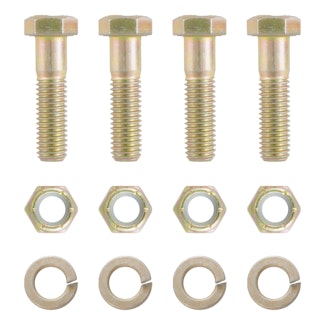 CURT 48333 Pintle Mount Hardware Kit (1/2, Grade 8, Yellow Zinc)