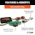 CURT 56136 Custom Wiring Harness, 4-Way Flat Output, Select Scion xD