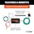 CURT 56187 Powered 3-to-2-Wire Taillight Converter
