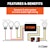 CURT 56187 Powered 3-to-2-Wire Taillight Converter