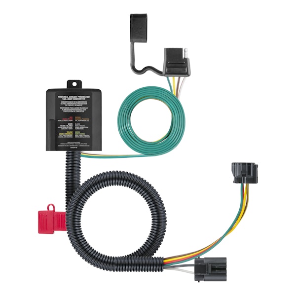 CURT 56332 Custom 4-Flat, Select Hyundai and Kia Vehicles, OEM Tow Package Required