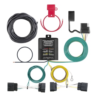 CURT 56336 Custom Wiring Harness, 4-Way Flat Output, Select Dodge Durango