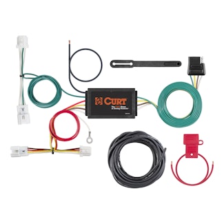CURT 56339 Custom Wiring Harness, 4-Way Flat Output, Select Nissan Altima