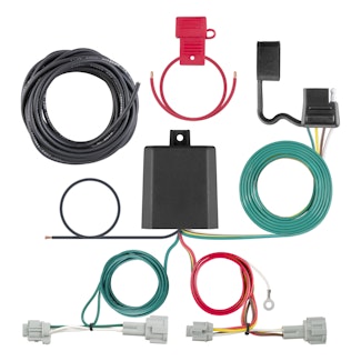 CURT 56342 Custom Wiring Harness, 4-Way Flat Output, Select Nissan Quest