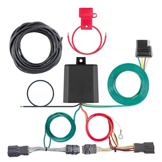 CURT 56442 Custom Wiring, 4-Way Flat Output, Select Hyundai Entourage, Kia Sedona, Seltos