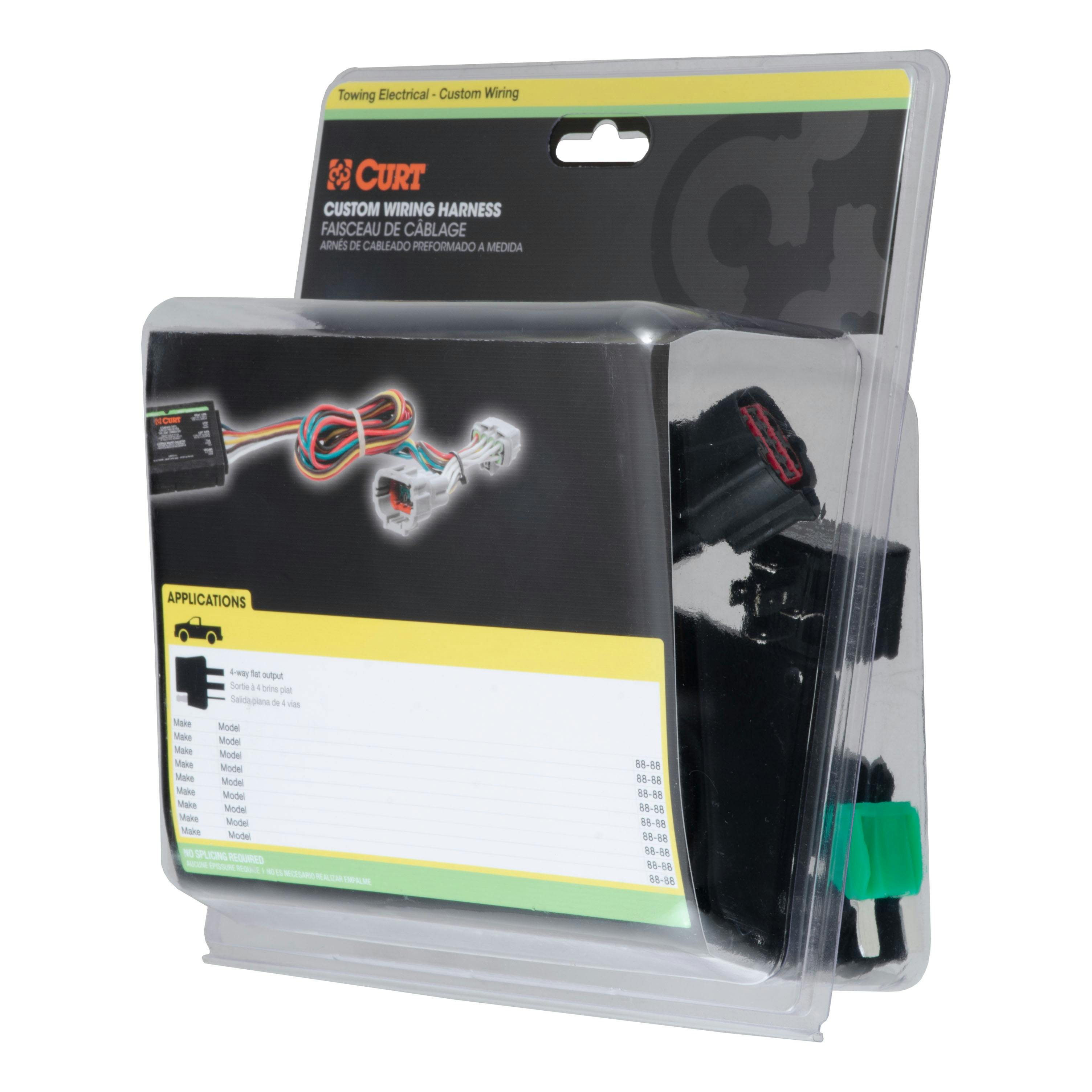 Curt 56612 cold-weather交換7-way RV Bladeハーネス CURT 56443