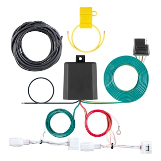 CURT 56450 Custom Wiring Harness, 4-Way Flat Output, Select Mazda CX-30