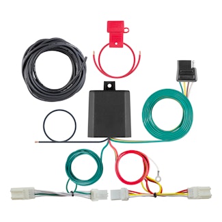 CURT 56451 Custom Wiring Harness, 4-Way Flat Output, Select Hyundai Venue