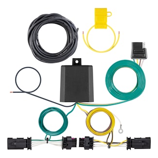 CURT 56498 Custom Wiring Harness, 4-Way Flat Output, Select Dodge Hornet