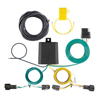 CURT 56499 Custom Wiring Harness, 4-Way Flat Output, Select Kia EV6