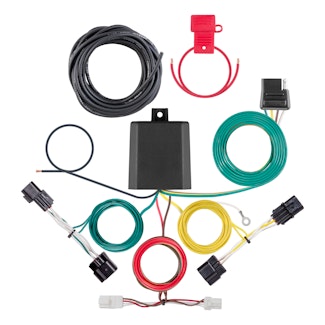 CURT 56504 Custom Wiring   Harness, 4-Way Flat Output, Select Hyundai Kona