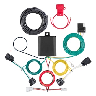 CURT 56505 Custom Wiring Harness, 4-Way Flat Output, Select Kia Niro