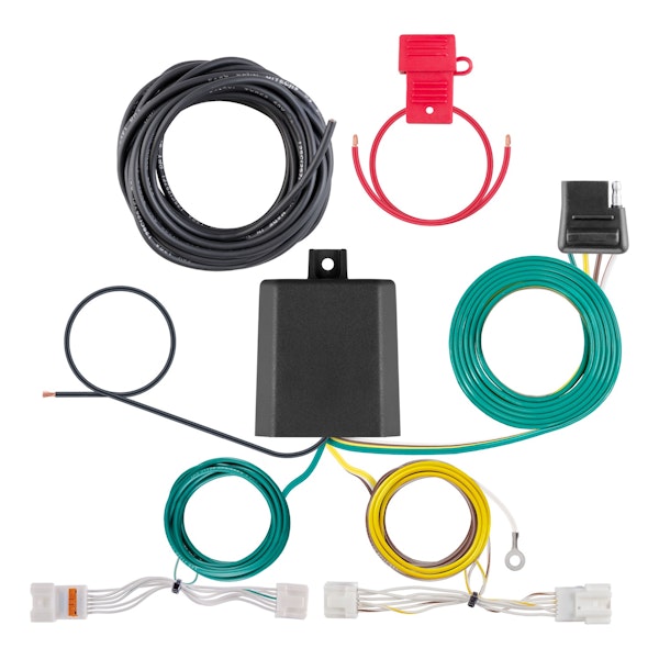 CURT 56529 Custom Wiring Harness, 4-Way Flat Output, Select Hyundai Sonata