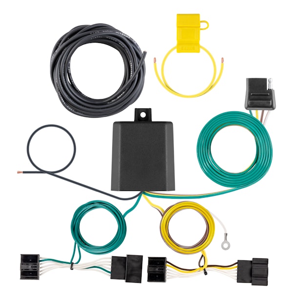 CURT 56534 Custom Wiring Harness, 4-Way Flat Output, Select BMW X5