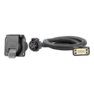 CURT 56537 Custom Wiring, 7-Way RV Blade, Select Buick Enclave, Chevy Traverse, GMC Acadia CURT 56537 Custom Wiring, 7-Way RV Blade, Select Buick Enclave, Chevy Traverse, GMC Acadia