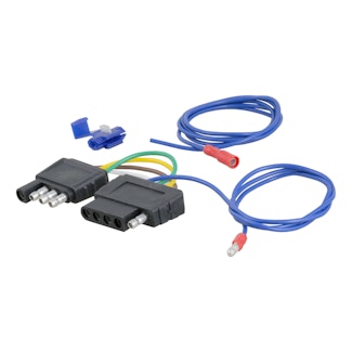 CURT 57187 4-Way to 5-Way Flat Adapter for Boat Trailer Surge Brakes