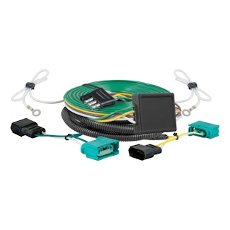 CURT 58971 Custom Towed-Vehicle RV Wiring, Select Chevrolet Equinox without LED Taillights