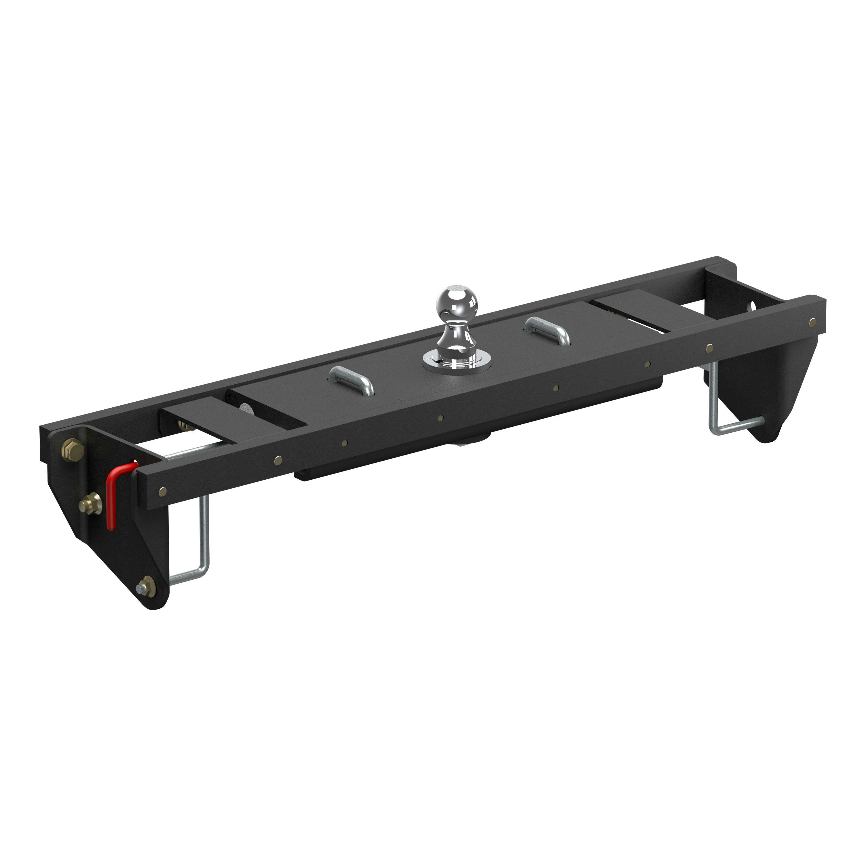 CURT 60687 Double Lock EZr Gooseneck Hitch Kit with Brackets