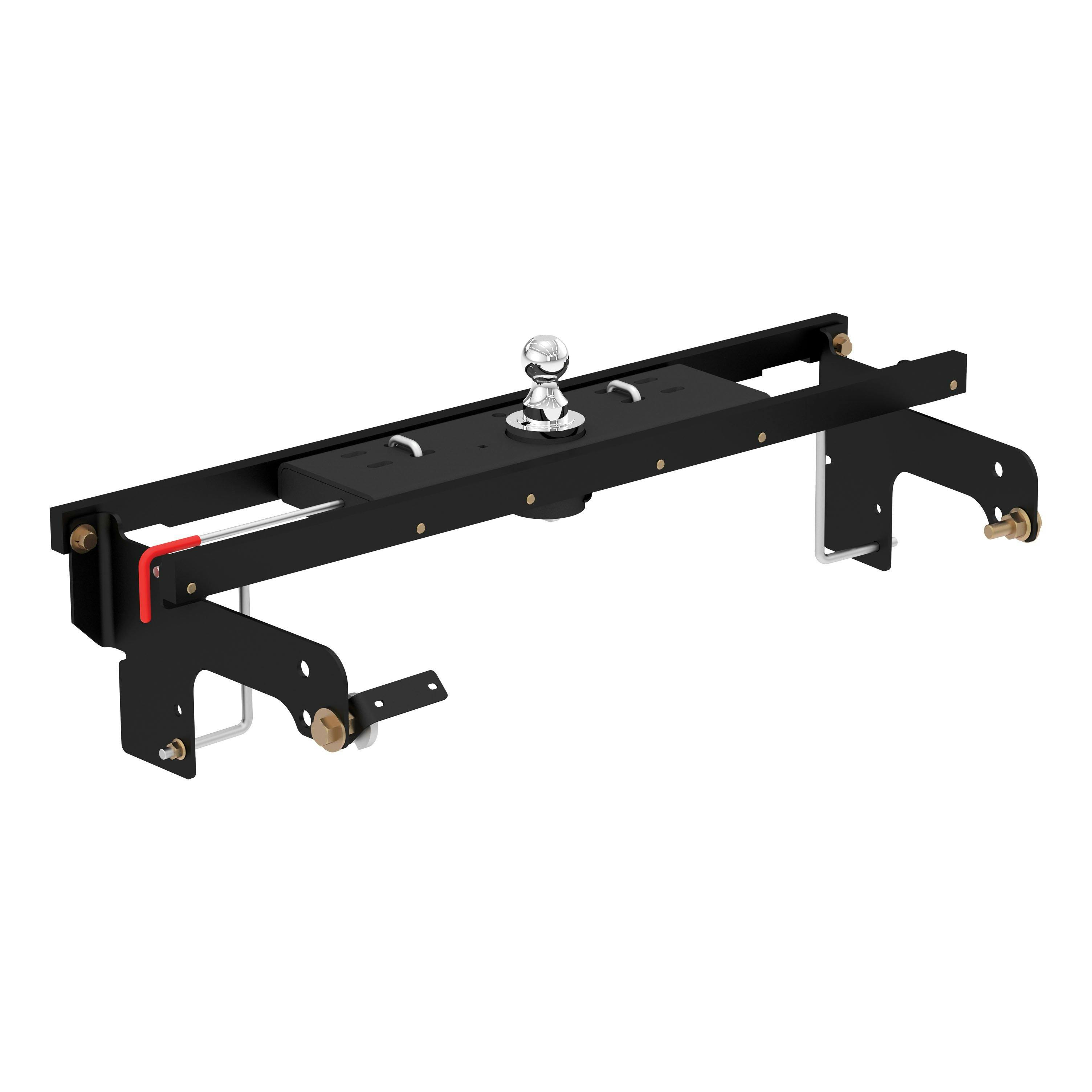 CURT 60712 Double Lock Gooseneck Hitch Kit with Brackets, Select