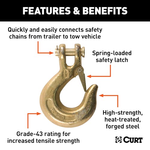 Alloy Clevis Hooks With Latch