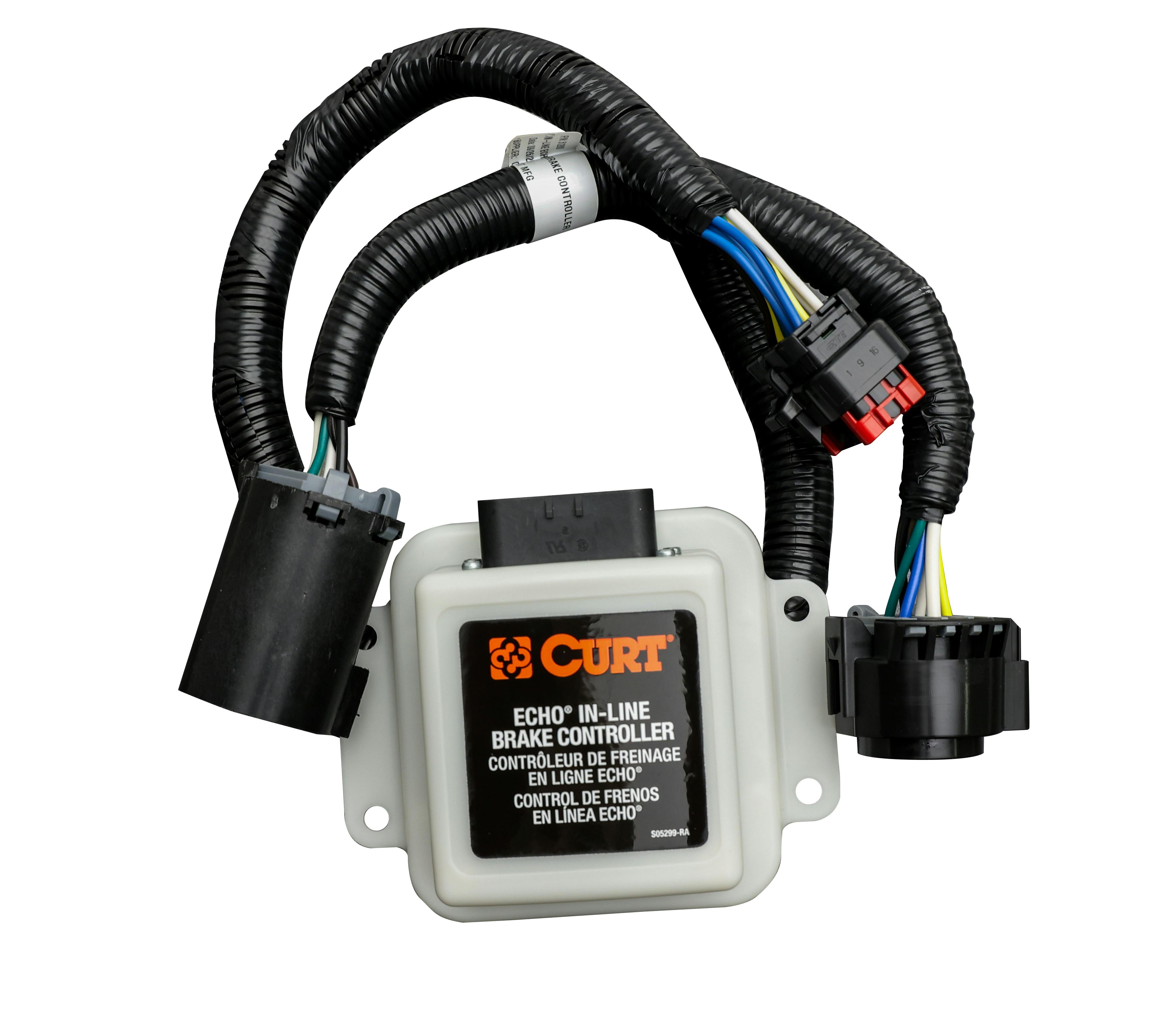 CURT 51200 Echo In-Line Trailer Brake Controller, Bluetooth