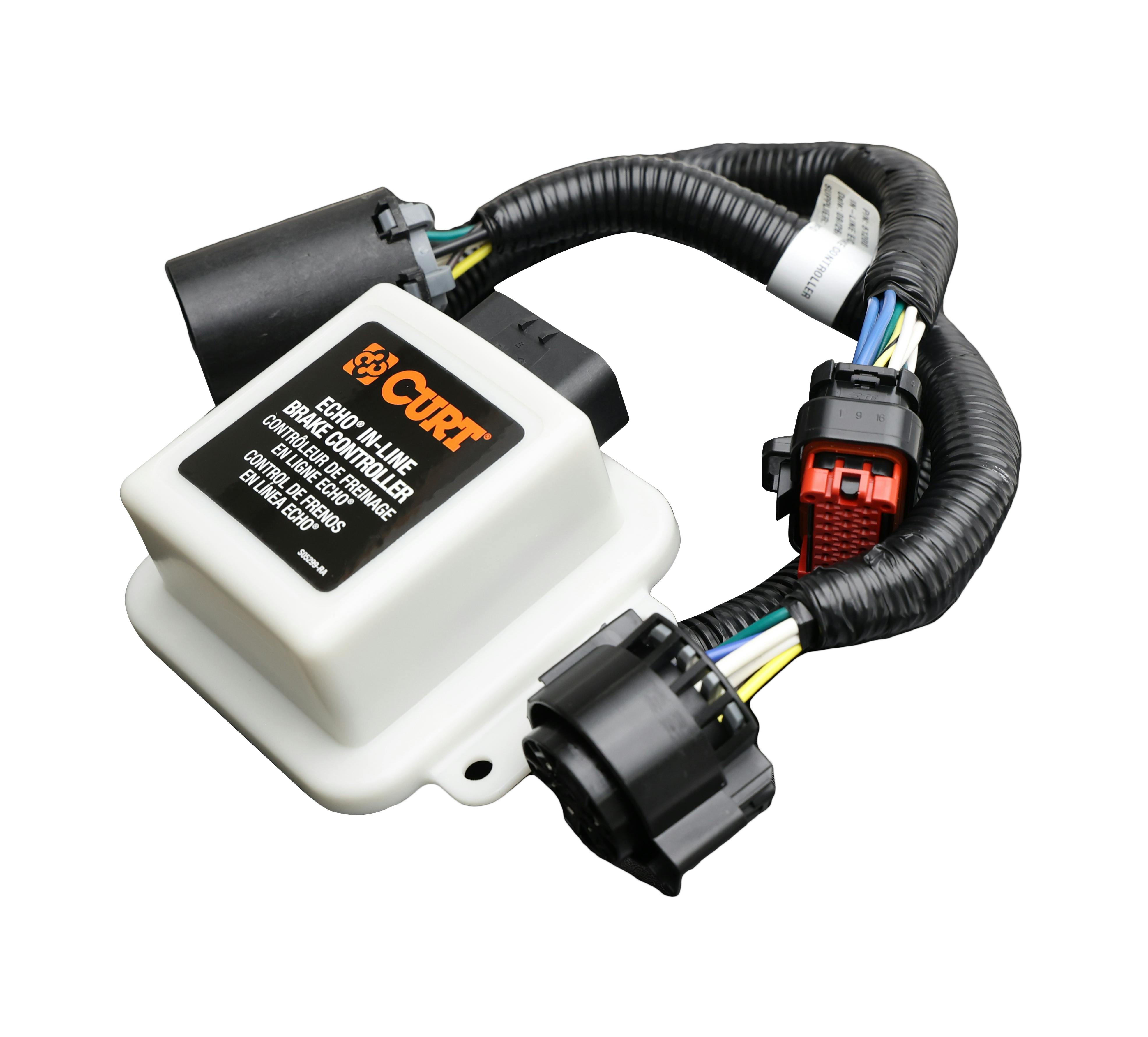 CURT 51200 Echo In-Line Trailer Brake Controller, Bluetooth